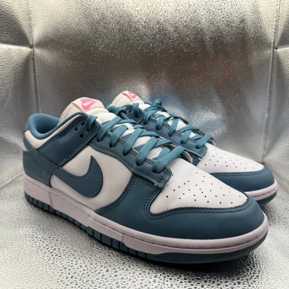 Size 11 Nike Dunk Low South Beach Aqua White Womens Athletic Shoes FJ0739-100